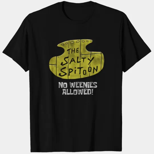 Spongbob The Salty Spitoon Sign T Shirts