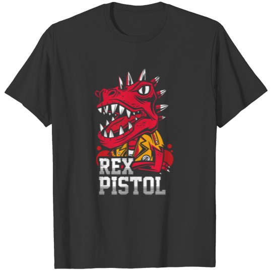 Rex Pistol Funny Gift T-shirt