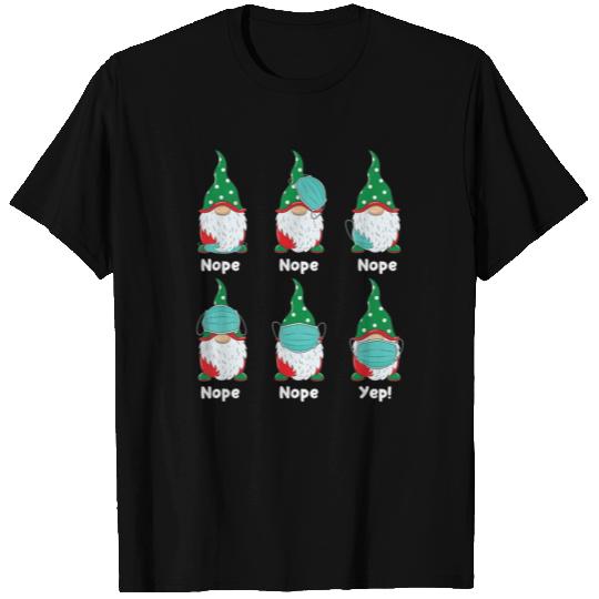 Christmas 2020 gnomes Wearing Mask Wrong Funny PJs T Shirts