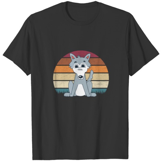 Cute Wolf Wolf Baby T Shirts