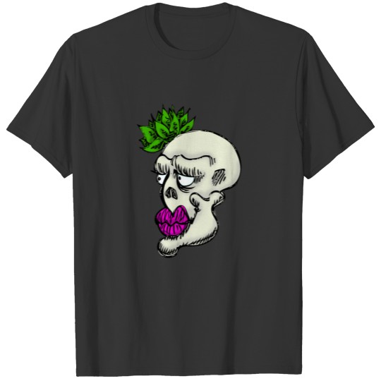 Skull and Plant (Color) T-shirt