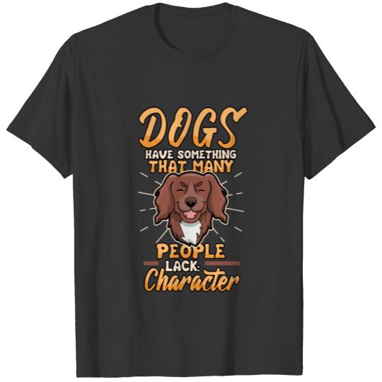 dog dogs animal puppy pets walking happy T-shirt