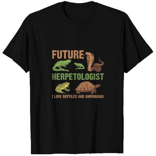 Future Herpetologist Reptile Amphibians Fan Kid T Shirts