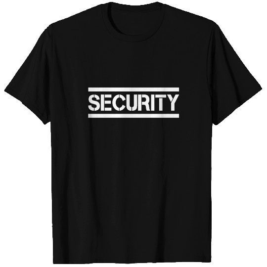 Security bouncer doorman disco security guard T Shirts