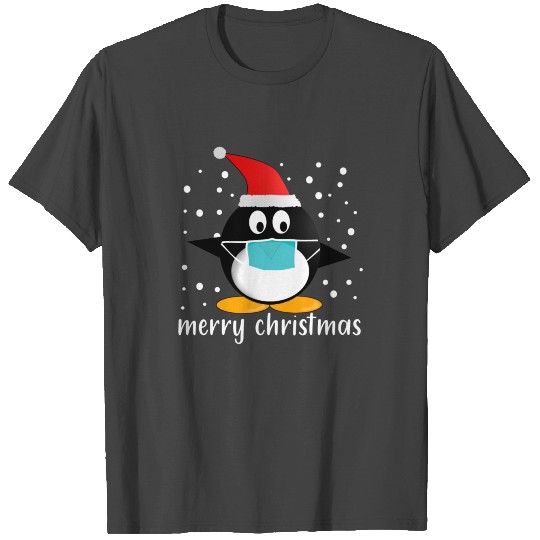 Merry Christmas Corona Pengu T Shirts