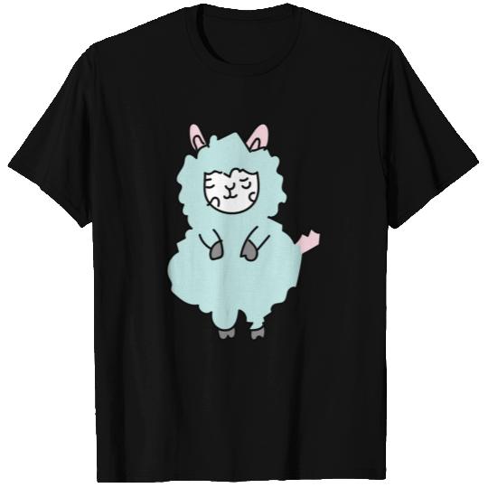 Alpaca llama cute kawaii for kids T Shirts