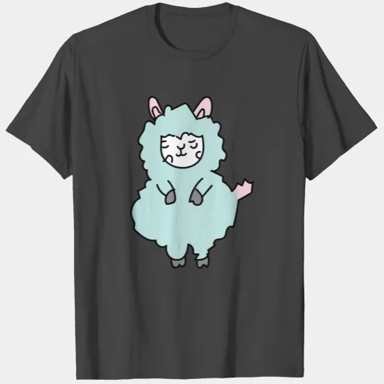 Alpaca llama cute kawaii for kids T Shirts