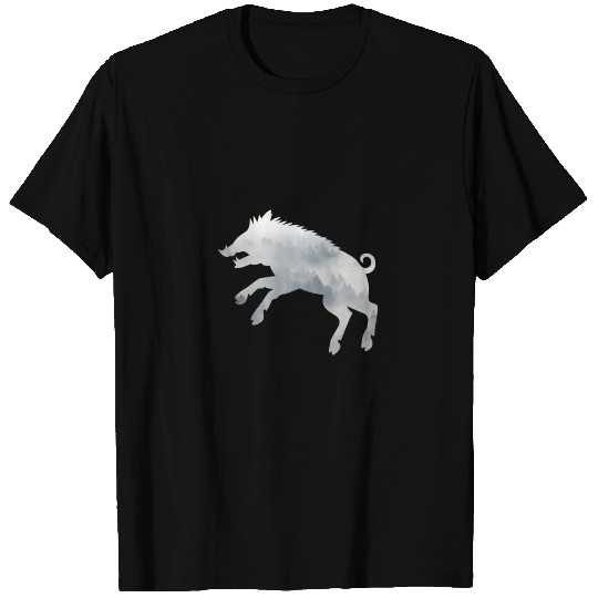 Wild Boar Hunting Gift Deer and Hog Hunter Forest T Shirts