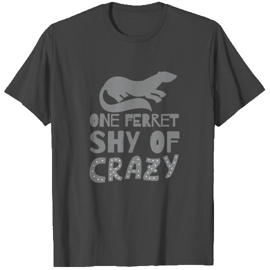 One ferret shy of crazy T Shirts