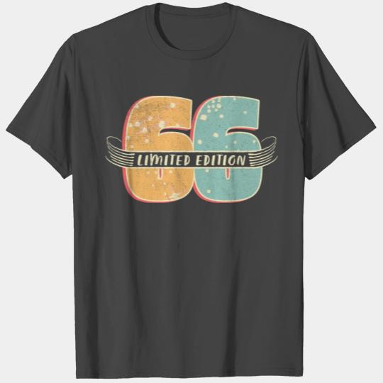 66th birthday gift idea 66 years vintage 50s T Shirts