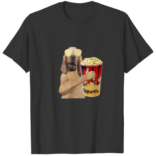 Popcorn funny dog T Shirts
