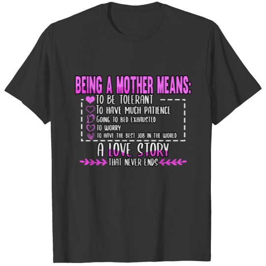 mother daughter mother's day family mummy T-shirt