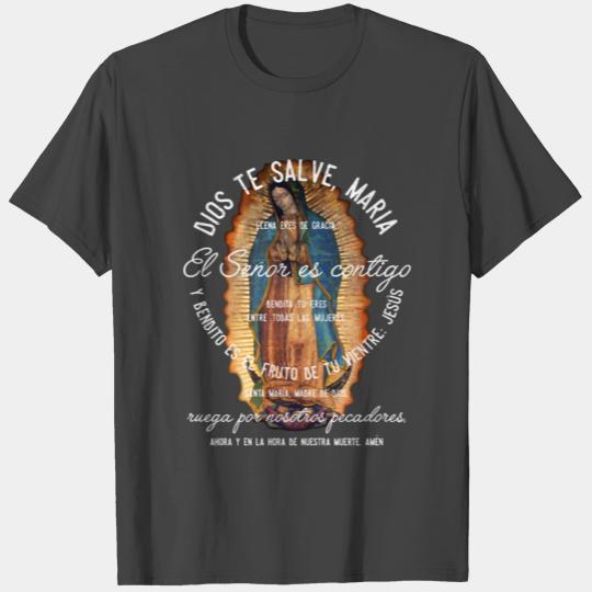 Our Lady Of Guadalupe Catholic Ave Maria Spanish H T Shirts
