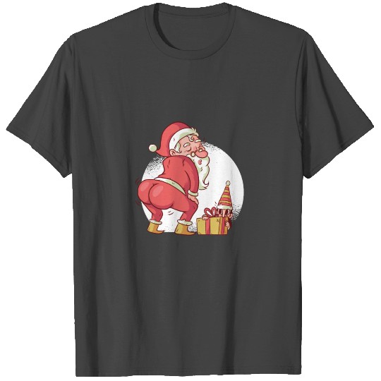 Santa Twerk Funny Santa Claus Christmas Gift T Shirts