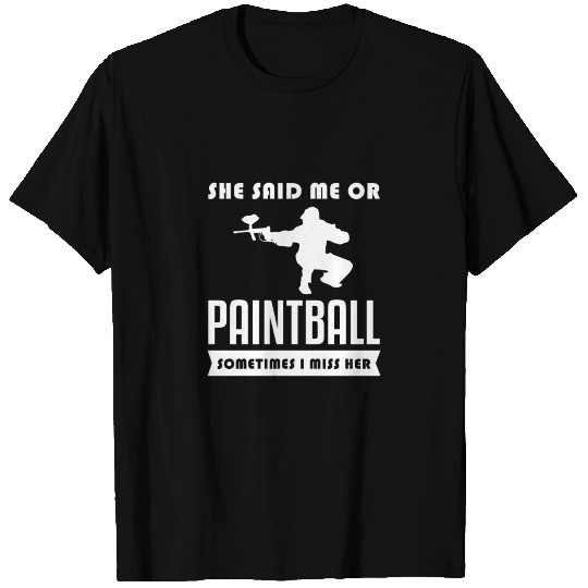 Paintball Paintballer Gotcha gift idea T Shirts