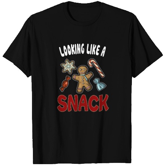 Christmas cookie gingerbread candy canes gift T Shirts