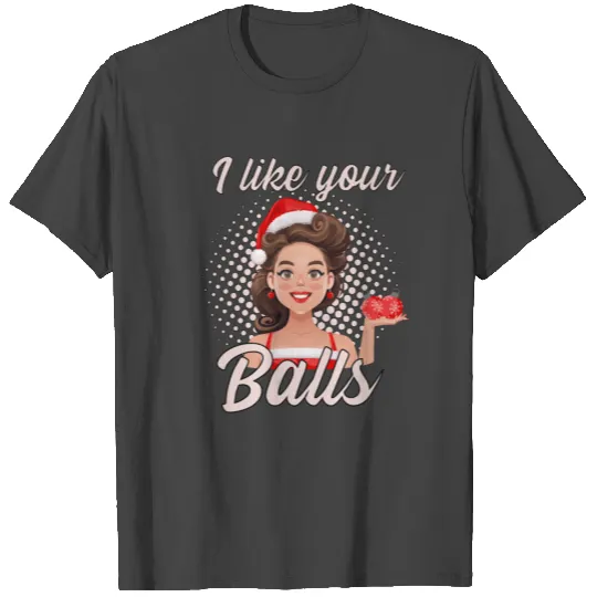 Funny Christmas Girl Pop Art 50s 60s Retro Pin Up T Shirts