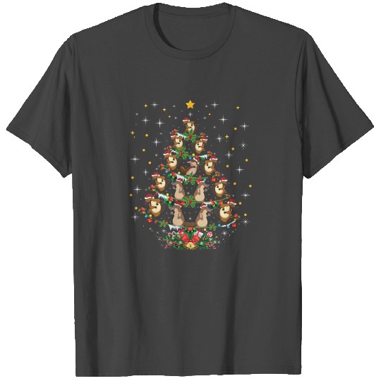 Platypus Christmas T Shirts Gift Santa Hat Platypus