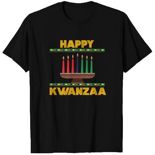 Happy Kwanzaa African Holiday Festive Gifts T Shirts