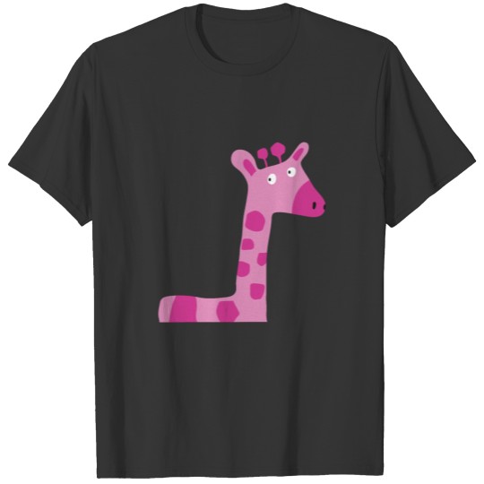 Pink Giraffe T Shirts