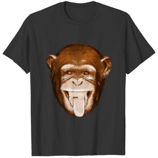 Monkey Face Cute Gag Monkey Face Gift T Shirts
