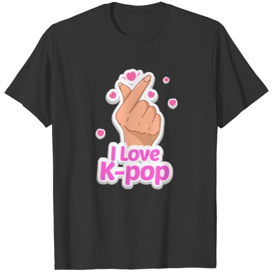 K-pop Love. Pink Symbol Like BlackPink Blink Fan T Shirts