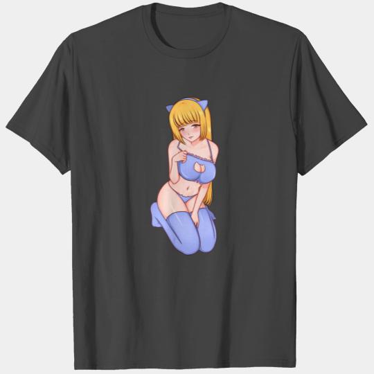 hen Anime Waifu japanese sexy bikin Girl Ahegao T Shirts