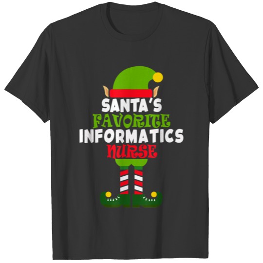 Santa Favorite Informatic Nurse Christmas Vacation T Shirts