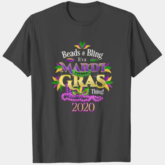 Mardi Gras T Shirts Beads Bling Costume Mardi Gras