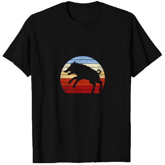 Wild Boar Hunting Gift for Hog Hunter Vintage T Shirts