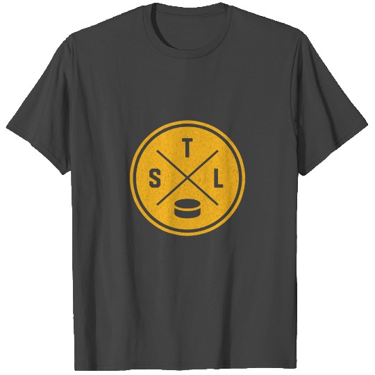 Classic St Louis Hockey Stl Outline Gift T Shirts