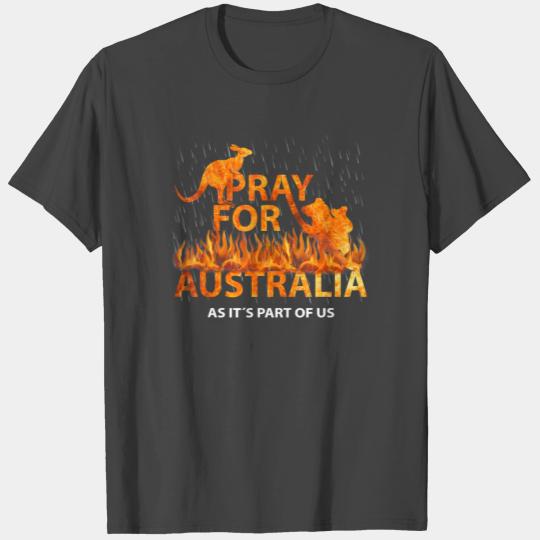 Pray for Australia Rain Save Koala Kangaroo T Shirts