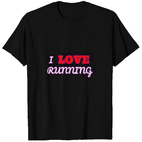 I love running I hate running T Shirts