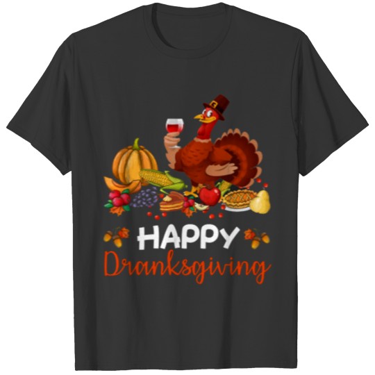 Mens Happy Dranksgiving Beer Drinker Thanksgi T Shirts
