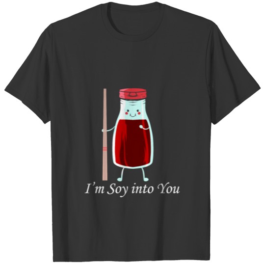 Soy Sauce Lover Asian Food Couple Valentines T-shirt