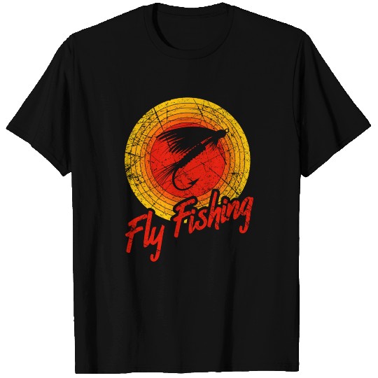 Flyfisher Fly Trout Anglers T Shirts