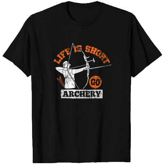 Archery saying arrow bow present T Shirts