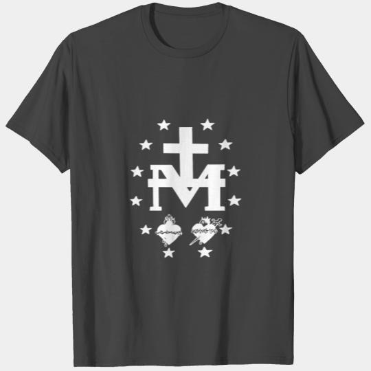 Miraculous Medal Medalla Milagrosa Catholic T-Shir T Shirts