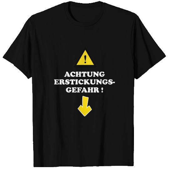 Penis sx Saying Funny Attention Choking Hazard T Shirts