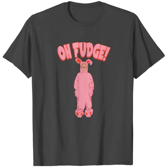 Oh Fudge! Ralphie Christmas Pink Nightmare Bunny T Shirts