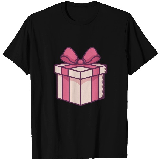 Pink Gift Box T Shirts