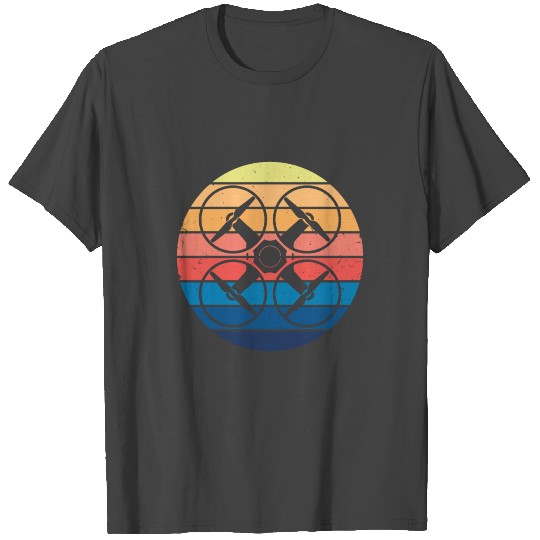Drone Vintage Retro Quadcopter Gift T Shirts