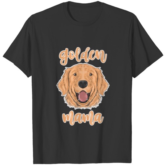 Golden Retriever Mom Cute Dog Mama Puppy Love T-shirt