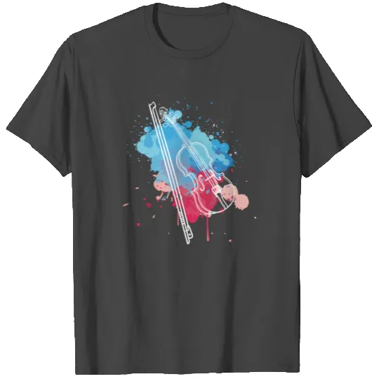 Violin Music Drawing Design for Violinists T Shirts