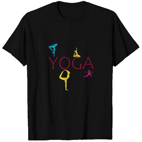 Yoga training exercises Namaste T Shirts