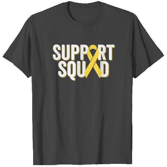 Support Squad | Sarcoma Bone Cancer Awareness T Shirts