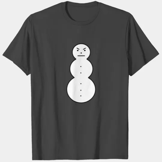 Angry Snowman Snowman Winter Gift T Shirts