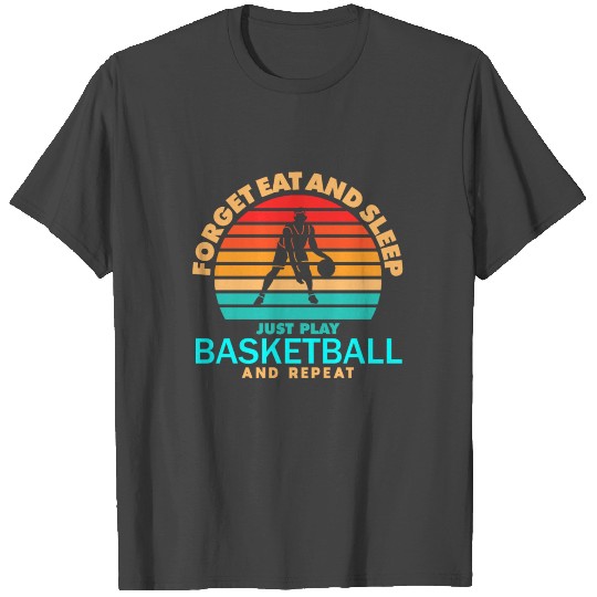 Basketball Player Dunking Free Throw Court Gift T Shirts