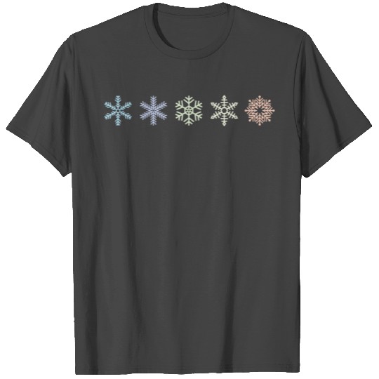 snowflakes pastel T Shirts