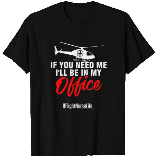 Flight Nurse Office Practitioner Nursing RN design T Shirts